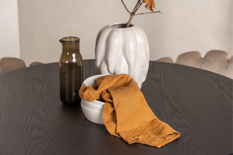 Olivia Matgrupp 110 cm Rund med 4 Limhamn Stolar - Beige - Products - Möbler - Bord & matgrupp - Matgrupp