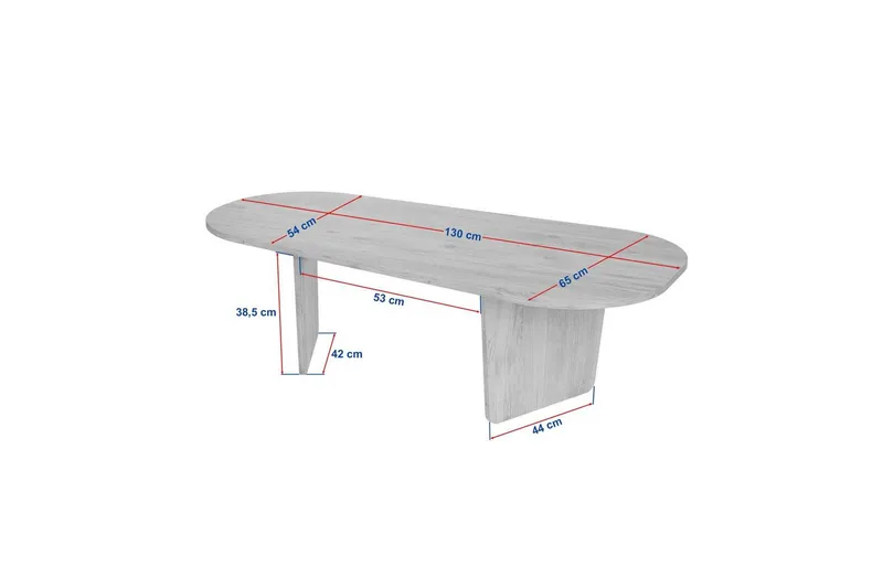 Omari Soffbord 130 cm - Svart - Products - Möbler - Bord & matgrupp - Soffbord