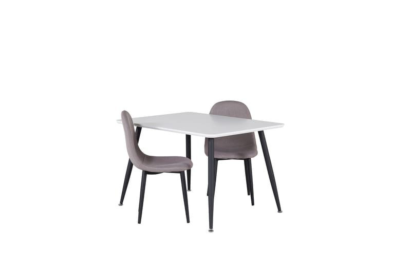 Polar Matgrupp 80 cm Rektangulär med 2 Polar stolar - Svart - Products - Möbler - Bord & matgrupp - Matgrupp