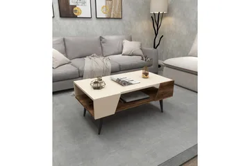 Rebelo Soffbord 90 cm - Beige/Ljusbrun - Products - Möbler - Bord & matgrupp - Soffbord