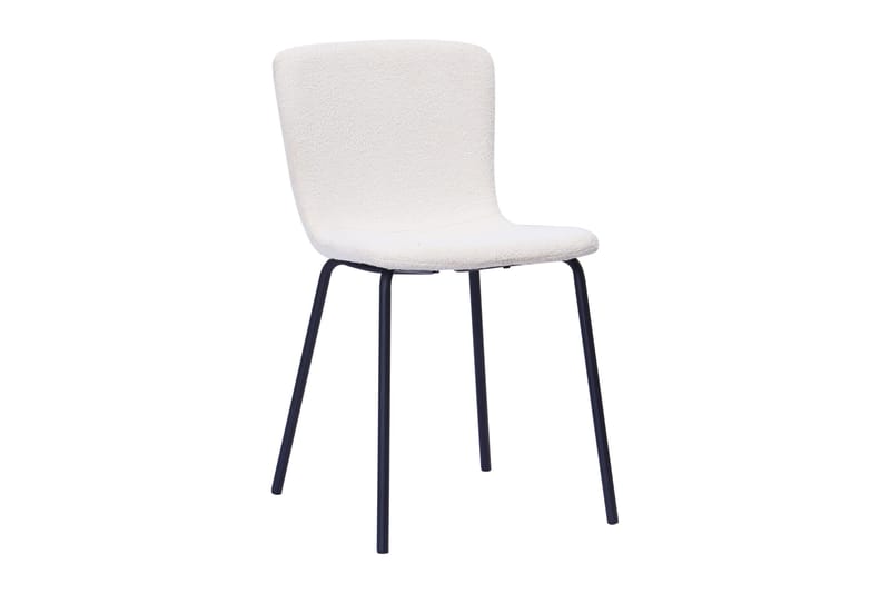 Richeto Matbord 240 cm med 6 Katy Matstolar - Rökt ek / Vit Bouclé - Products - Möbler - Bord & matgrupp - Matgrupp