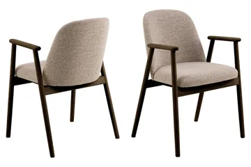 Richeto Matbord Rökt Ek 240 cm med 6 Reciclar Matstolar - Rökt ek/ Greige - Products - Möbler - Bord & matgrupp - Matgrupp