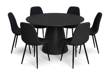 Svart/Svarta metallben - Brun