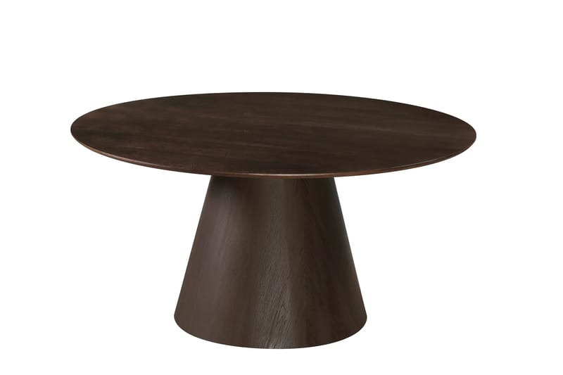 Siena Matgrupp runt 150 cm Rökt Ek med 6 Elsie Matstolar - Rökt ek/Vit - Products - Möbler - Bord & matgrupp - Matgrupp