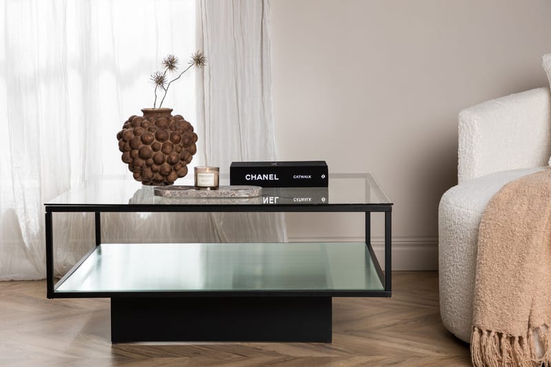 Maglehem Soffbord 90x90x37,5 cm - Svart - Products - Möbler - Bord & matgrupp - Soffbord - Soffbord med förvaring