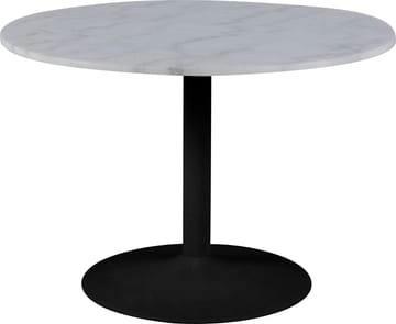 Tarifa matbord Ø110 cm - Vit marmor/svart - Vit marmor/svart - Products - Möbler - Bord & matgrupp - Matbord & köksbord