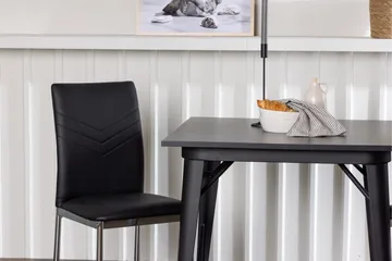 Tempe Matgrupp 80 cm Rektangulär med 2 Lily stolar - Svart - Products - Möbler - Bord & matgrupp - Matgrupp