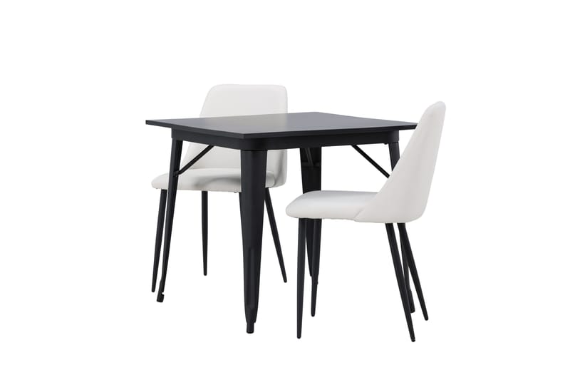 Tempe Matgrupp 80 cm Rektangulär med 2 Night stolar - Svart - Products - Möbler - Bord & matgrupp - Matgrupp