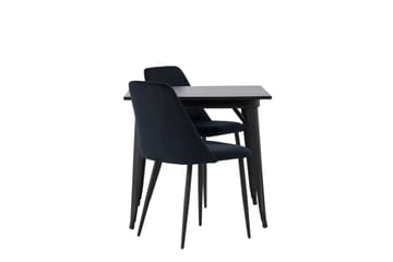 Tempe Matgrupp 80 cm Rektangulär med 2 Night stolar - Svart - Products - Möbler - Bord & matgrupp - Matgrupp