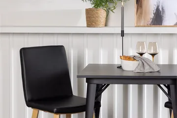 Tempe Matgrupp 80 cm Rektangulär med 2 Today stolar - Svart - Products - Möbler - Bord & matgrupp - Matgrupp