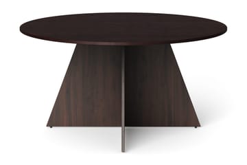 Vera Runt Matbord ø150 cm Fanér - Rökt ek - Products - Möbler - Bord & matgrupp - Matbord & köksbord