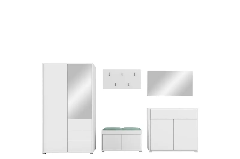 Agawal Hallmöbelset - Products - Möbler - Hallmöbler - Möbelset för hall & entre