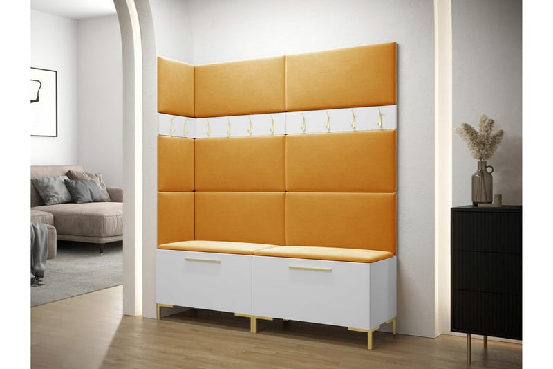 Dunvegan Hallmöbelset 168x46 cm White - Products - Möbler - Hallmöbler - Möbelset för hall & entre