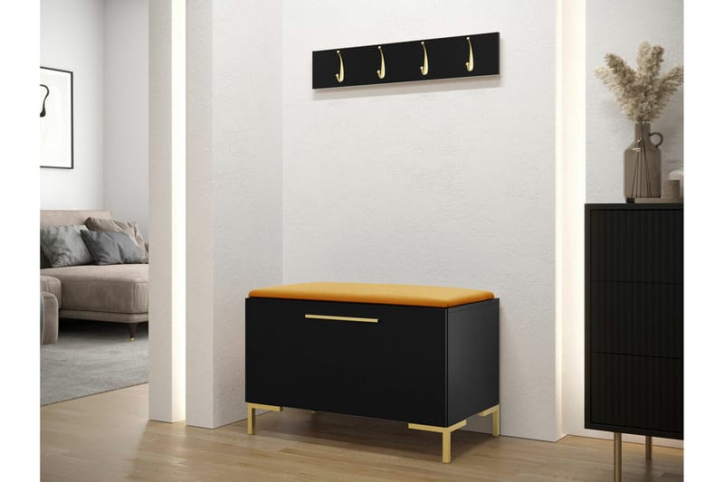 Dunvegan Hallmöbelset 84x44 cm Black - Products - Möbler - Hallmöbler - Möbelset för hall & entre