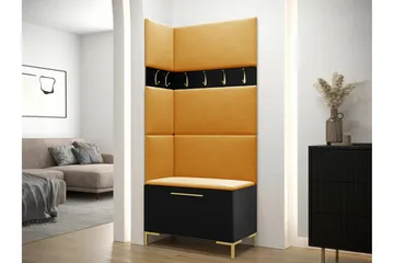 Dunvegan Hallmöbelset 84x46 cm Black - Products - Möbler - Hallmöbler - Möbelset för hall & entre