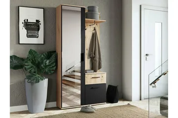 Rosehall Hallmöbelset 97x30 cm 195x Black - Products - Möbler - Hallmöbler - Möbelset för hall & entre