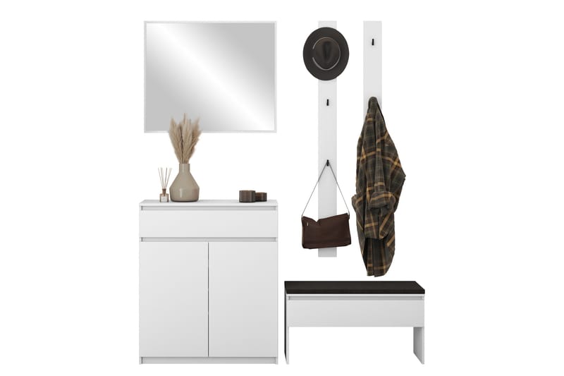 Simply Hallmöbelset, Vit