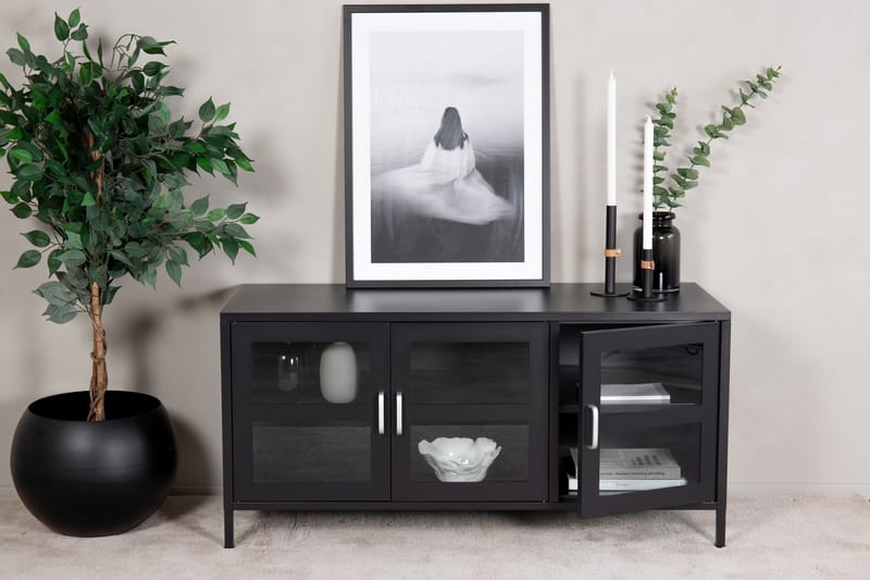 Acero Tv-bänk 120 cm - Svart - Products - Möbler - TV- & Mediamöbler - TV bänk & mediabänk