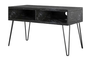 Athena Tv-bänk 107x50 cm Svart/Marmormönster - Novogratz - Products - Möbler - TV- & Mediamöbler - TV bänk & mediabänk