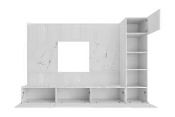 Bernice Tv-skåp 220x38 cm - Beige - Products - Möbler - TV- & Mediamöbler - TV-möbelset