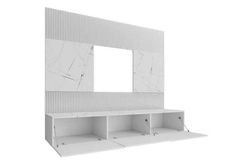 Bernice Tv-skåp 38x150 cm - Svart - Products - Möbler - TV- & Mediamöbler - TV-möbelset