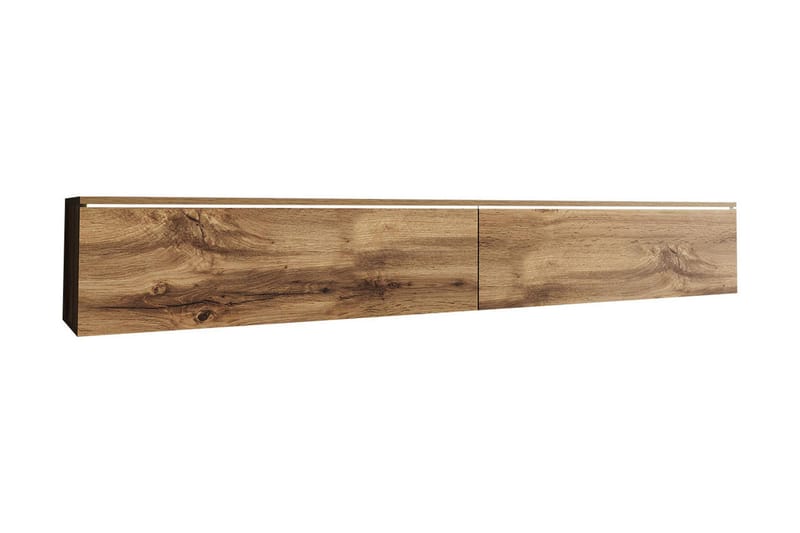 Cuguen Tv-skåp 180 cm Vit LED - Ljus Natur - Products - Möbler - TV- & Mediamöbler - TV bänk & mediabänk