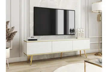 Edson Tv-bänk 175 cm - Vit - Products - Möbler - TV- & Mediamöbler - TV bänk & mediabänk