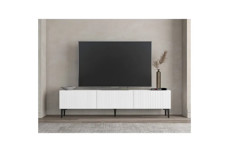 Elith Tv-bänk 180 cm - Vit - Products - Möbler - TV- & Mediamöbler - TV bänk & mediabänk