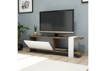 Gersby TV-Bänk 120 cm - Brun/Vit - Products - Möbler - TV- & Mediamöbler - TV bänk & mediabänk