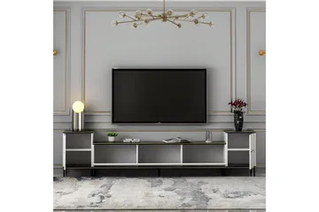 Imaj Tv-bänk 260 cm - Guld/Svart/Vit - Products - Möbler - TV- & Mediamöbler - TV bänk & mediabänk