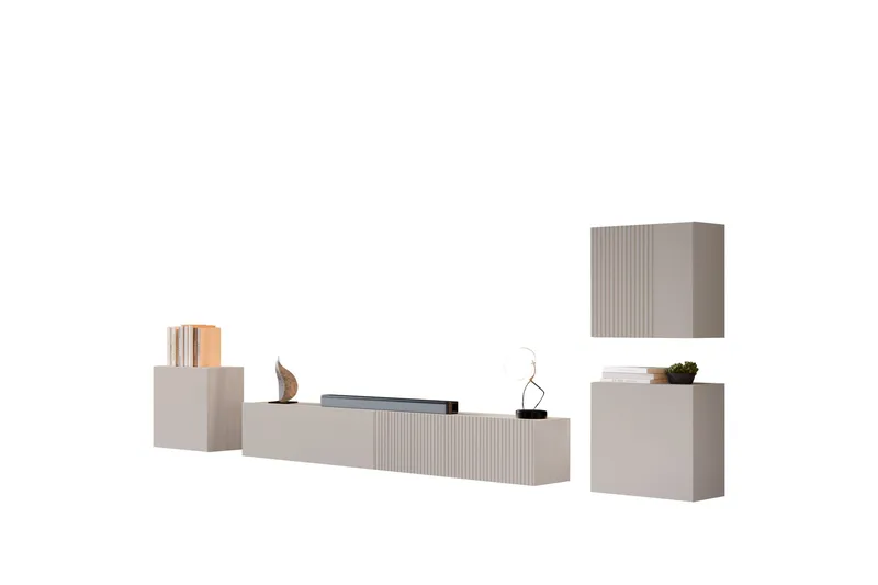 Kangana Tv-möbelset, Beige