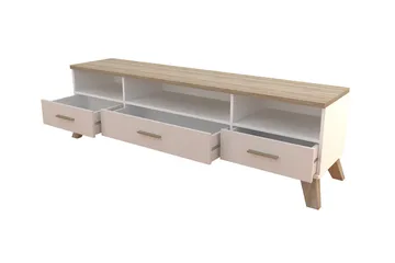 Kardos Tv-möbelset 180 cm - Natur/Svart - Products - Möbler - TV- & Mediamöbler - TV-möbelset