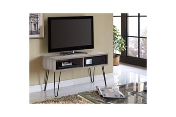 Lowboard Owen Grå/Ek - Grå/Ek - Products - Möbler - TV- & Mediamöbler - TV bänk & mediabänk