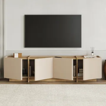 Sylvenn Tv-bänk 180 cm - Safir Ek - Products - Möbler - TV- & Mediamöbler - Mediastativ & väggfäste - Tv-stativ & Tv-väggfäste
