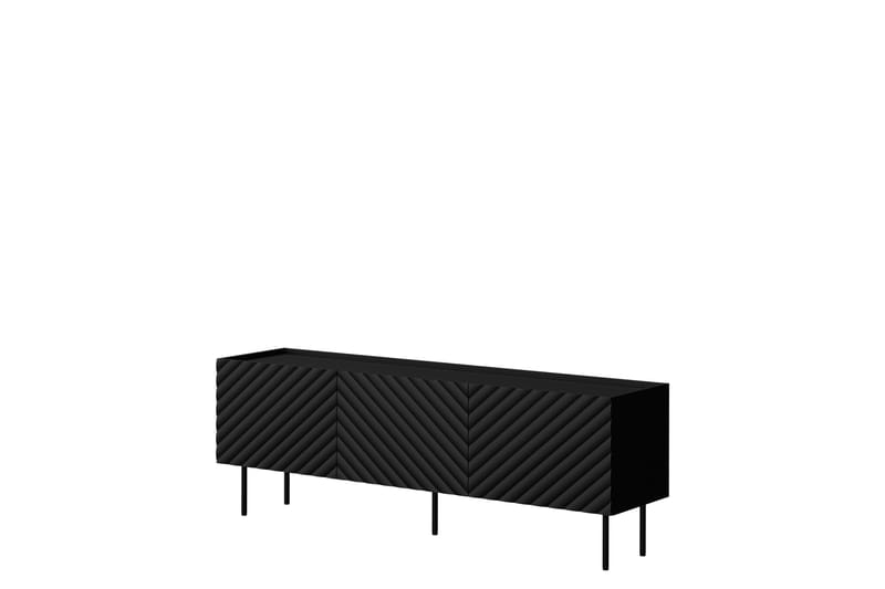 Munkedal Tv-bänk 166 cm, Svart