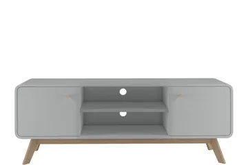 Olivet Tv-bänk 140 cm - Grå - Products - Möbler - TV- & Mediamöbler - TV bänk & mediabänk