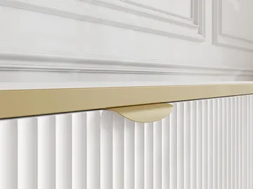 Salmor Tv-bänk 202 cm - Vit - Products - Möbler - TV- & Mediamöbler - TV bänk & mediabänk