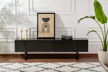 Serenity Tv-bänk 180x30 cm - Svart - Products - Möbler - TV- & Mediamöbler - TV bänk & mediabänk