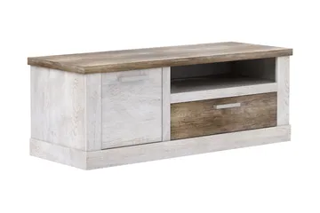 Talebi TV-Bänk 140 cm - Brun/Vit - Products - Möbler - TV- & Mediamöbler - TV bänk & mediabänk