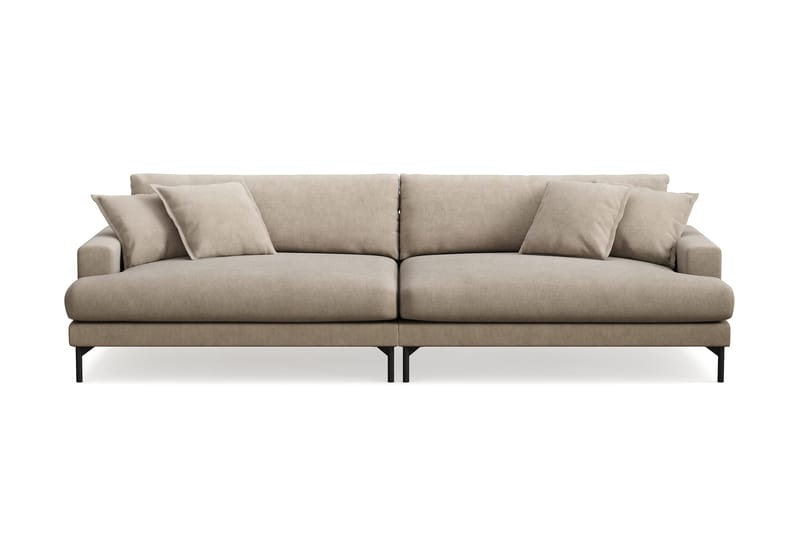 Menard Premium 5-sits Djup Soffa i Tyg, Brun