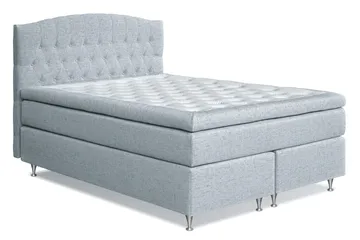 Belda Kontinentalsäng 160x200Fast/Medium - Ljusblå - Products - Möbler - Säng - Kontinentalsäng
