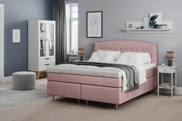 Belda Kontinentalsäng 180x200Fast - Rosa - Products - Möbler - Säng - Kontinentalsäng