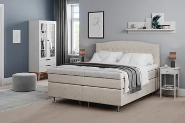Belda Kontinentalsäng 180x200Medium - Beige - Products - Möbler - Säng - Kontinentalsäng