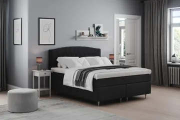 Belda Kontinentalsäng 180x200Medium - Svart - Products - Möbler - Säng - Kontinentalsäng