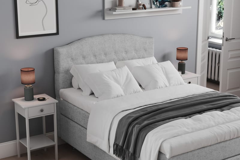 Belda Sängpaket 140x200 Medium - Ljusgrå - Products - Möbler - Säng - Kontinentalsäng