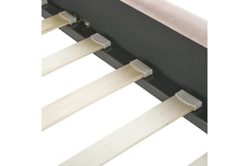 Benicio Sängram 140x200 cm - Beige/Guld - Products - Möbler - Säng - Sängram & sängstomme