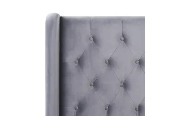 Bernie Sängram 160x200 cm - Grå/Guld - Products - Möbler - Säng - Sängram & sängstomme