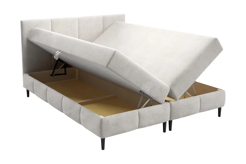 Celestine Förvaringssäng 120x200 cm - Beige/Grå - Products - Möbler - Säng - Komplett sängpaket