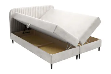 Celestine Förvaringssäng 120x200 cm - Vit - Products - Möbler - Säng - Komplett sängpaket