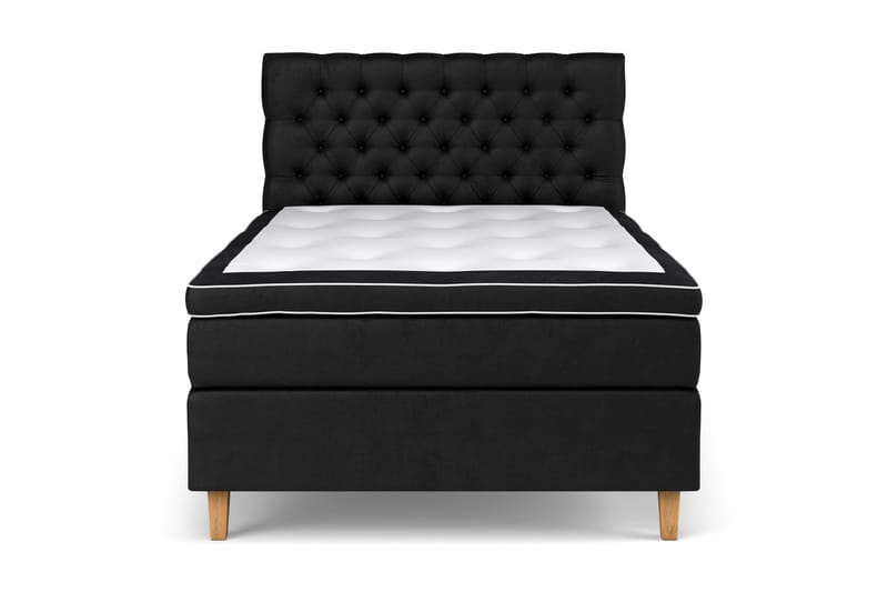 Celine Sängpaket 120x200 cm, Svart/Sammet